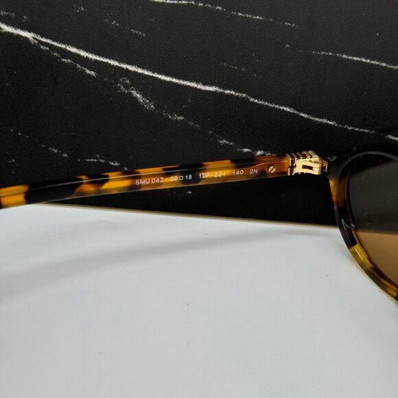 NEW MIU MIU MU 04ZS OVAL HAVANA BROWN SUNGLASSES MU04ZS 19P2Z1 WOMEN MIU MIU